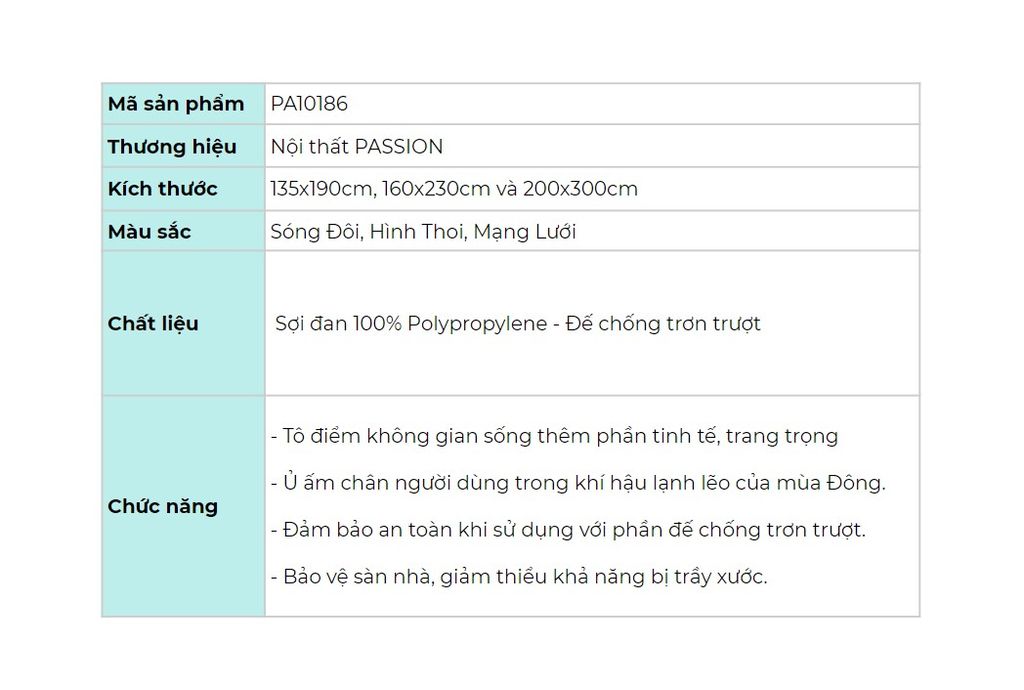 Thảm Lông Ngắn Cừu Dệt Sợi Xịn Mịn Họa Tiết Hình Học Màu