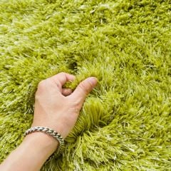 Thảm Lông Dệt Sợi Phối Màu Đế Canvas Thảm Trang Trí Cao Cấp