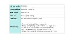 Thảm Lông Sợi Ngắn Alice Họa Tiết Hình Vạn Hoa Hồng