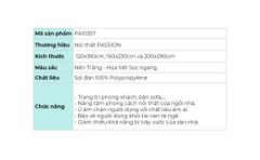 Thảm Lông Sợi Ngắn Alice Họa Tiết Sọc Trắng Xám