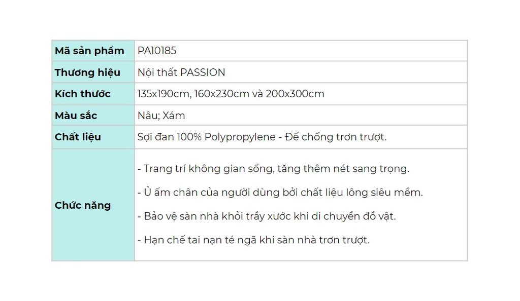 Thảm Lông Sợi Ngắn Thổ Nhĩ Kỳ Dệt Sợi In Caro Xéo