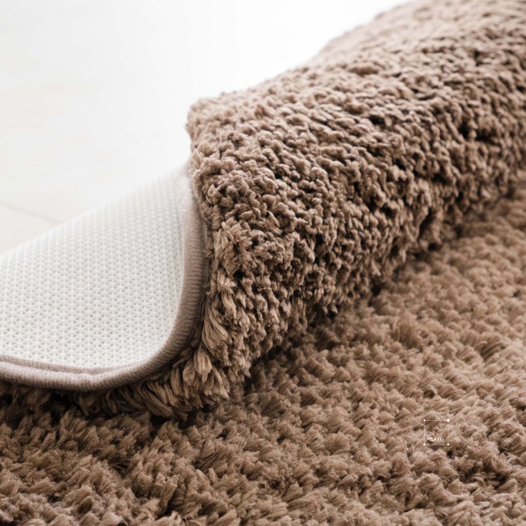 Thảm Tròn Trải Sàn Phòng Sợi Lông Len Trơn Màu 160cm