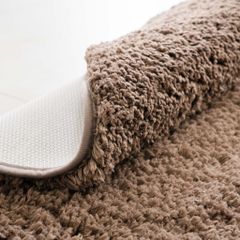 Thảm Tròn Trải Sàn Phòng Sợi Lông Len Trơn Màu 160cm