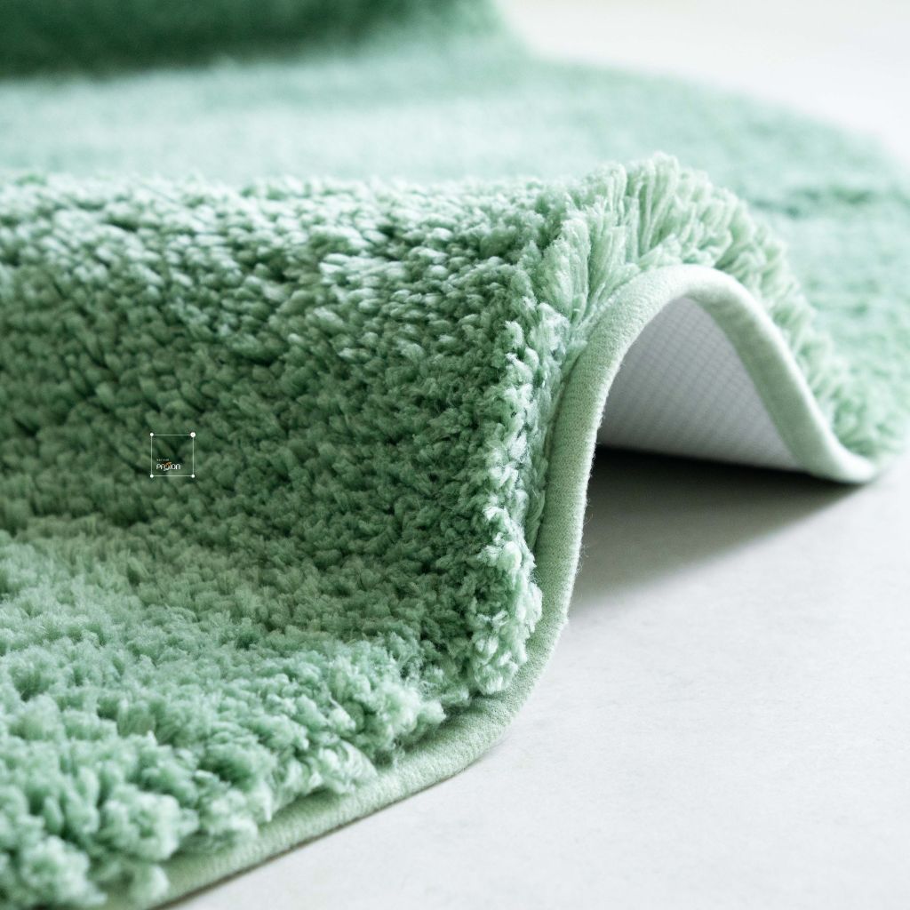 Thảm Tròn Trải Sàn Phòng Sợi Lông Len Trơn Màu 160cm