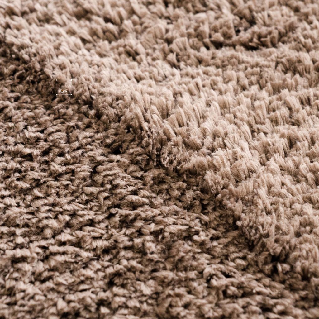 Thảm Tròn Trải Sàn Phòng Sợi Lông Len Trơn Màu 160cm