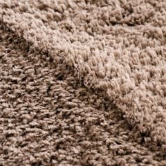 Thảm Tròn Trải Sàn Phòng Sợi Lông Len Trơn Màu 160cm