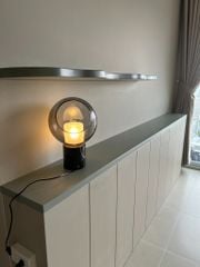 Đèn Bàn Hiện Đại Phong Cách Minimalist Chao Thủy Tinh Khuyết