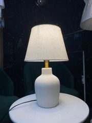 Đèn Bàn Đầu Giường Phong Cách Nâu Wabi Sabi Be Tối Giản