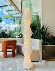 Đèn Sàn Đứng Chao Đèn Gợn Sóng Xếp Ply Gợn Sóng Hiện Đại