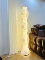 Đèn Sàn Đứng Chao Đèn Gợn Sóng Xếp Ply Gợn Sóng Hiện Đại