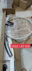 Đèn Sàn Thân Cong Decor Phòng Khách Chao Thanh Tròn Hiện Đại