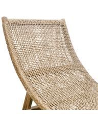 Ghế Dài Ngoài Trời Gỗ Teak Đan Dây