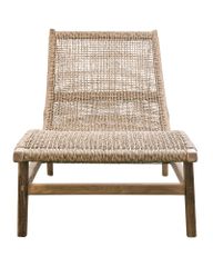 Ghế Dài Ngoài Trời Gỗ Teak Đan Dây