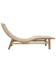 Ghế Dài Ngoài Trời Gỗ Teak Đan Dây