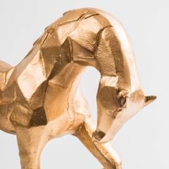 Tượng Trang trí Lớn Điêu Khắc Hình Ngựa Metal Sang Trọng