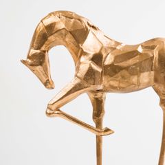 Tượng Trang trí Lớn Điêu Khắc Hình Ngựa Metal Sang Trọng