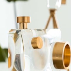 Tượng Trang Trí Máy Ảnh Camera Pha Lê Decor Tủ Kệ Nội Thất