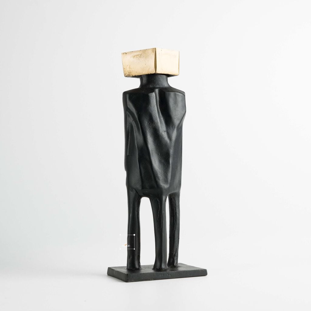 Tượng Trang Trí Trừu Tượng Hình Tướng Sĩ Nhật Bản