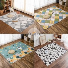 Thảm Trải Sàn Cotton Phong Cách Nhật Bản PA9256