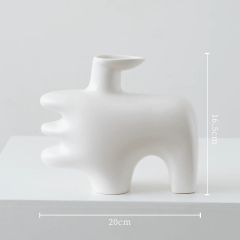 Bình Gốm Họa Tiết Sáng Tạo Phong Cách Minimalist