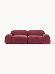Ghế Sofa Dài Phong Cách Gấu Teddy Tay Thấp Thư Giãn