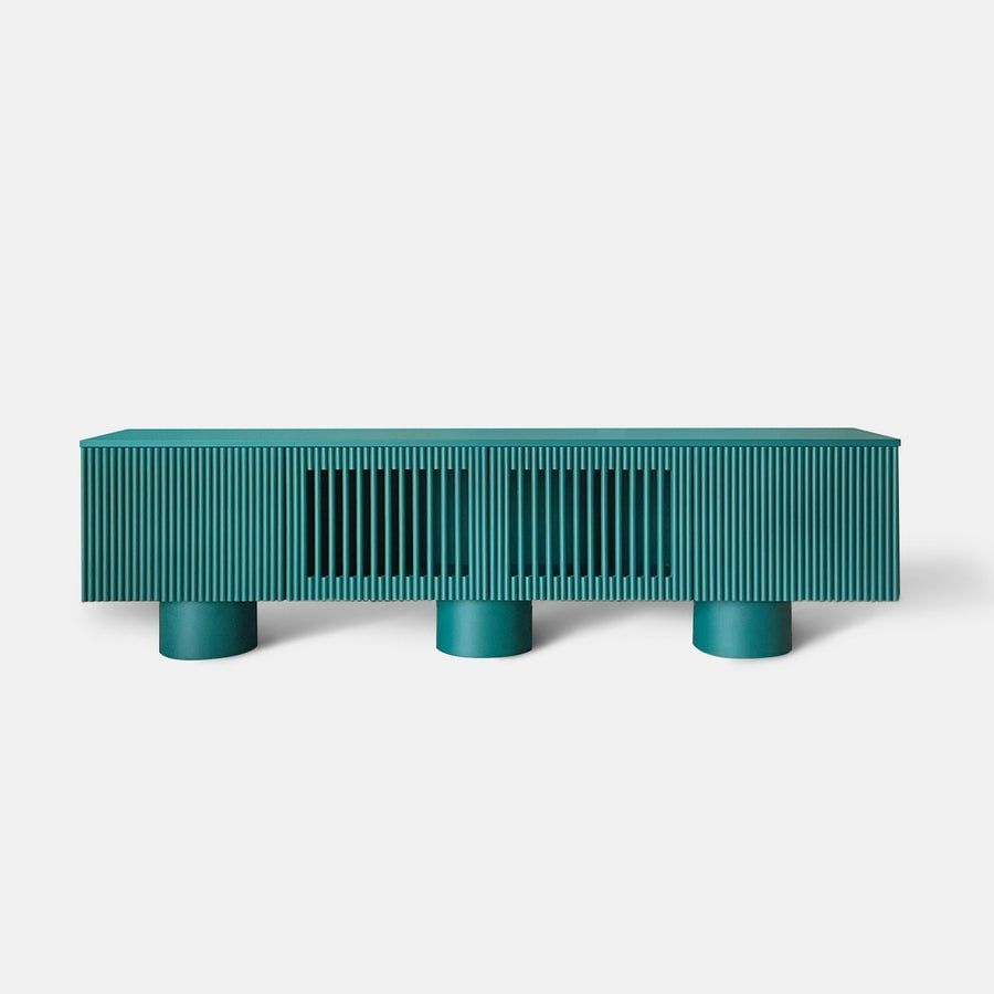 Tủ TiVi Décor Phòng Khách Phong Cách Mid Century Color Block