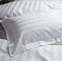 Vỏ Gối Trắng Cotton Satin Khách Sạn PA9130
