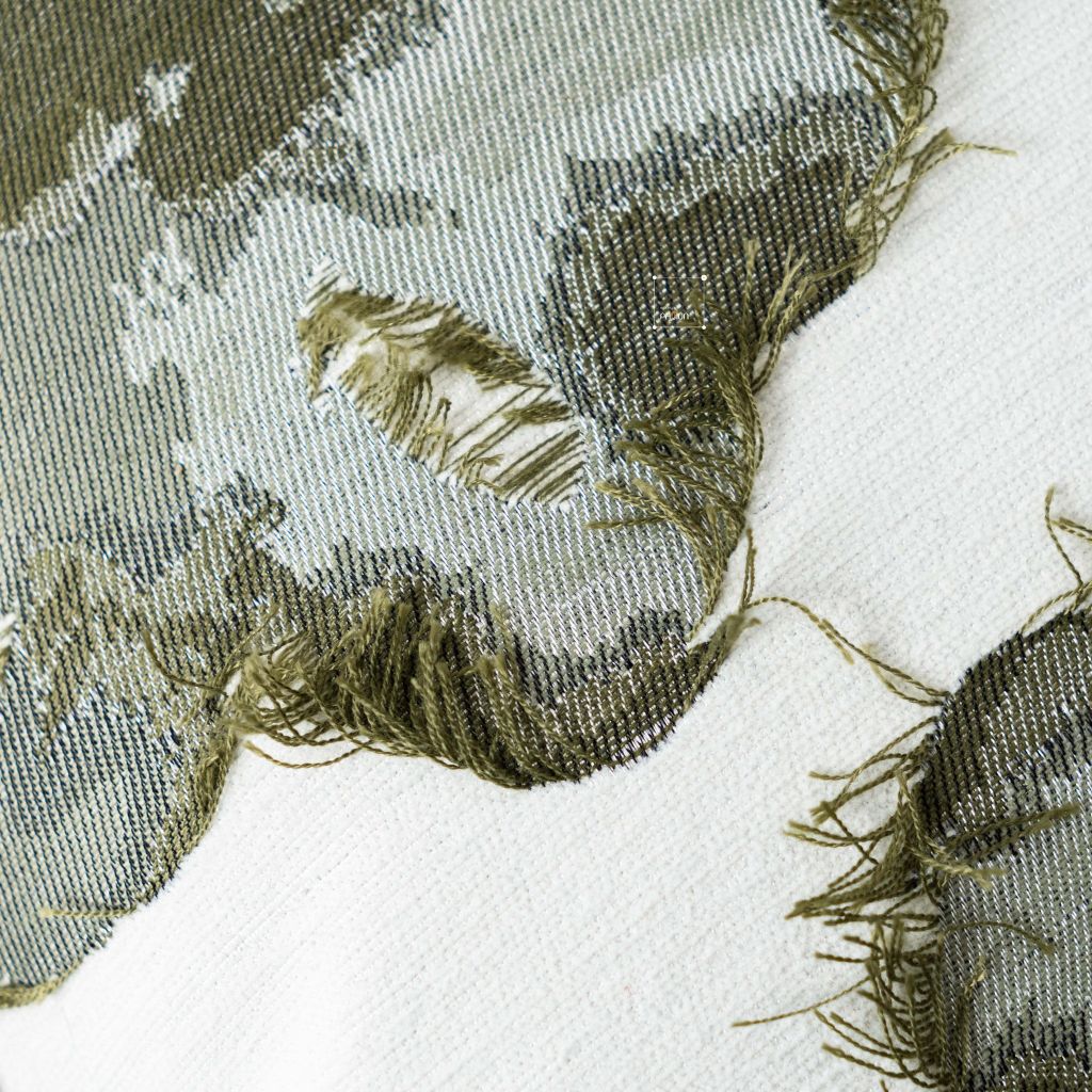 Vỏ Gối Tựa Lưng Phong Cách Bắc Âu Xanh Green Phối Be