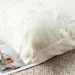 Vỏ Gối Tựa Lưng Phong Cách Bắc Âu Xanh Green Phối Be