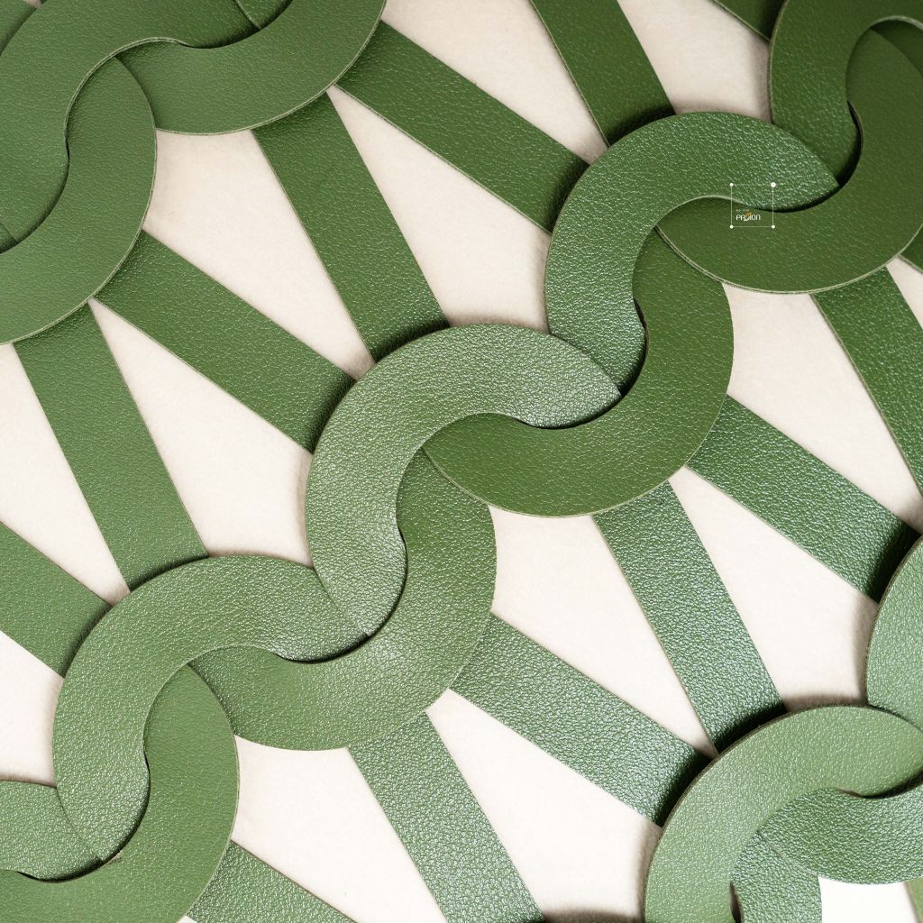 Vỏ Gối Tựa Lưng Phong Cách Bắc Âu Xanh Green Phối Be