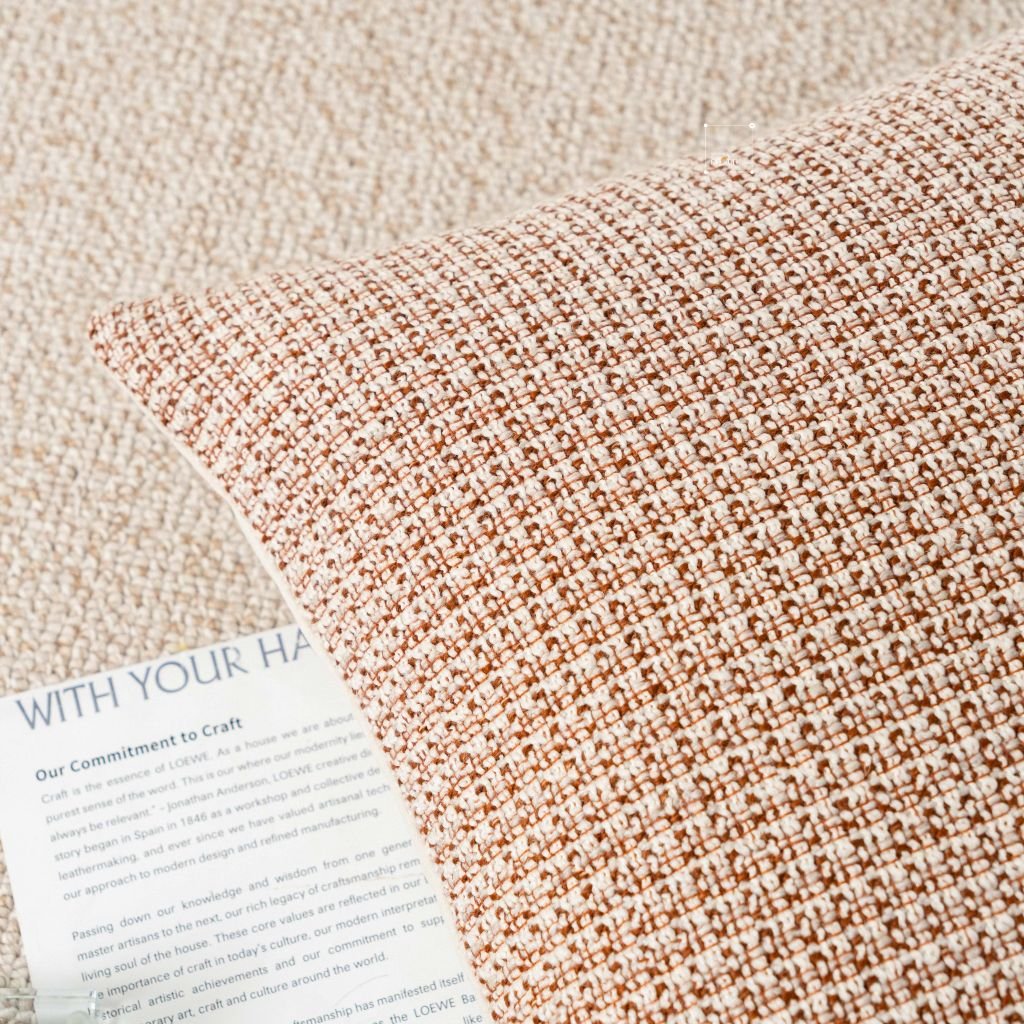 Vỏ Gối Tựa Lưng Sofa Cao Cấp Maillard Wabi Sabi