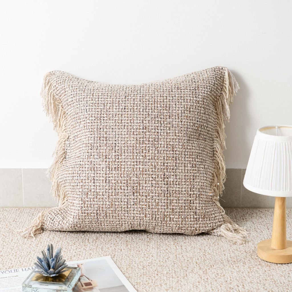 Vỏ Gối Tựa Lưng Sofa Cao Cấp Maillard Wabi Sabi