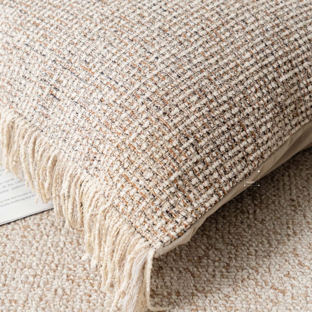 Vỏ Gối Tựa Lưng Sofa Cao Cấp Maillard Wabi Sabi