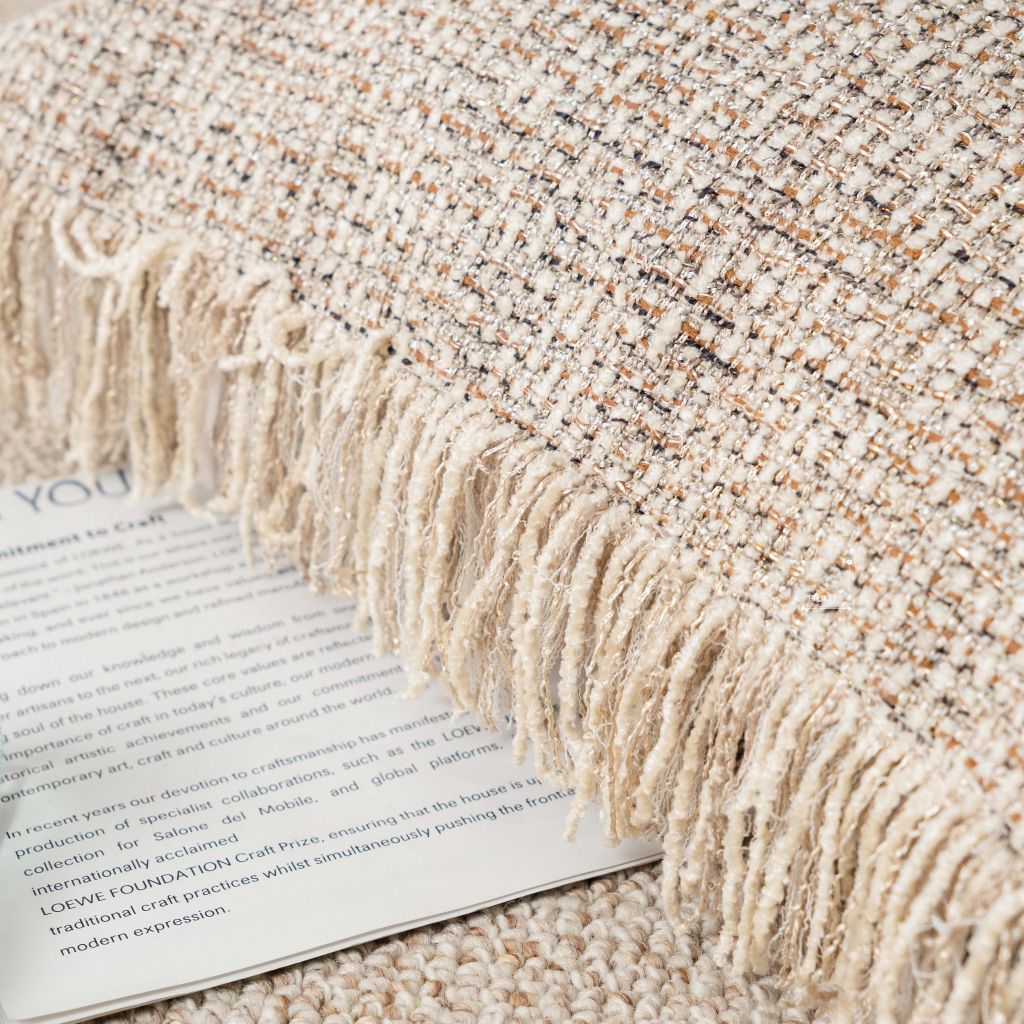Vỏ Gối Tựa Lưng Sofa Cao Cấp Maillard Wabi Sabi