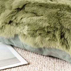 Vỏ Gối Tựa Lưng Sofa Lông Mịn Gợn Sóng Cao Cấp