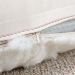 Vỏ Gối Tựa Lưng Sofa Lông Mịn Gợn Sóng Cao Cấp