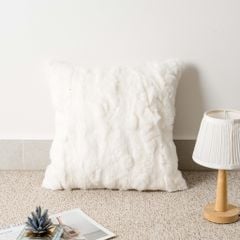 Vỏ Gối Tựa Lưng Sofa Lông Mịn Gợn Sóng Cao Cấp