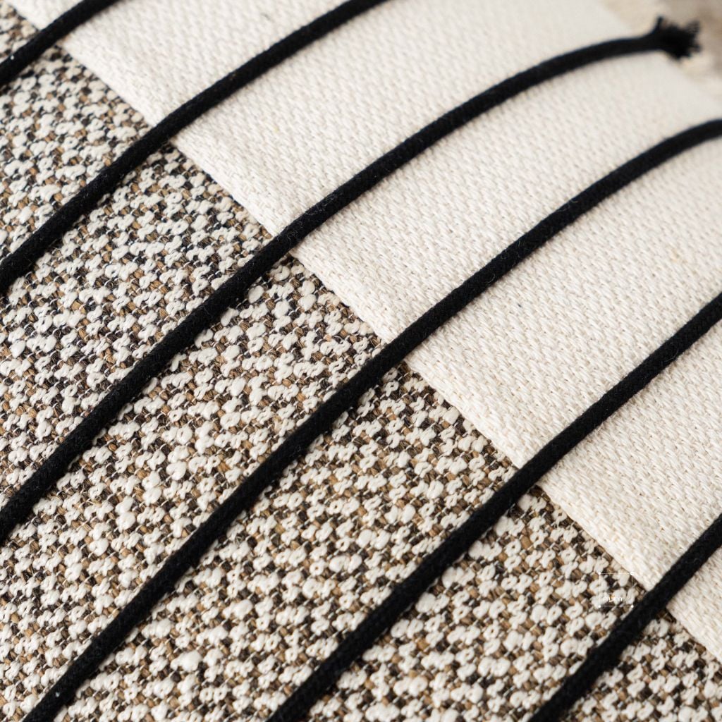 Vỏ Gối Tựa Lưng Sofa Phong Cách Rustic Xanh Xám