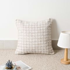 Vỏ Gối Tựa Lưng Sofa Tông Kem Trừu Tượng Wabi Sabi