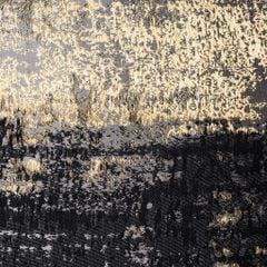 Vỏ Gối Tựa Lưng Trang Trí Thêu Cao Cấp Size 50cm - Xám Đen Vệt Sáng