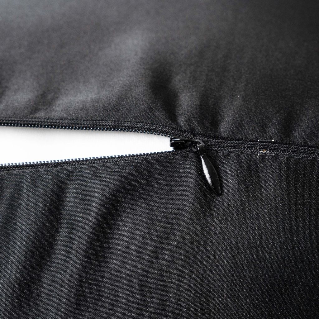 Vỏ Gối Tựa Lưng Trang Trí Thêu Cao Cấp Size 50cm - Mê Cung Xám