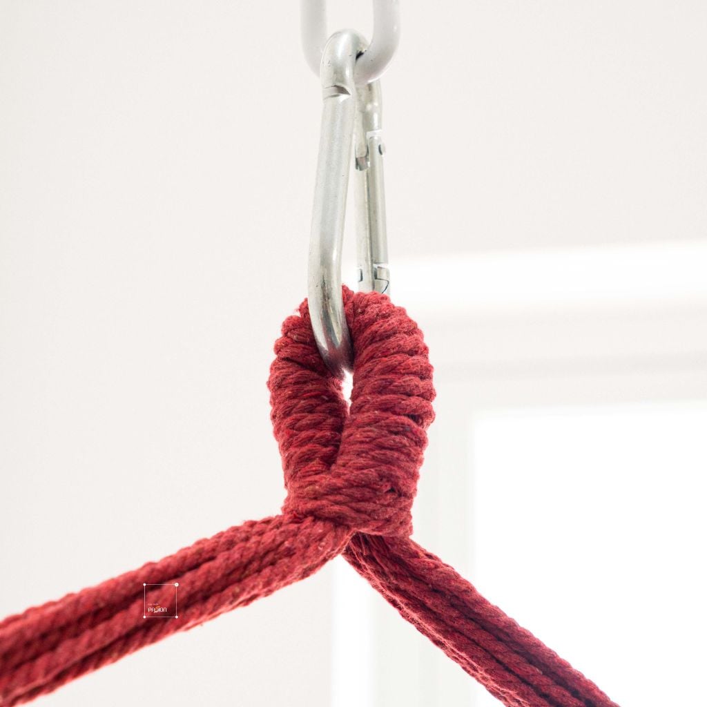 Võng Canvas Sọc Hoa Văn Thổ Cẩm Có Kèm 2 Gối Lót Võng