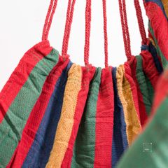 Võng Canvas Sọc Hoa Văn Thổ Cẩm Có Kèm 2 Gối Lót Võng