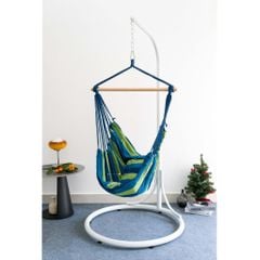 Võng Canvas Sọc Hoa Văn Thổ Cẩm Có Kèm 2 Gối Lót Võng