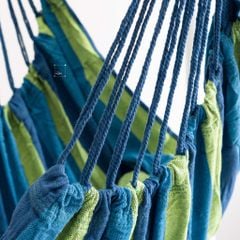 Võng Canvas Sọc Hoa Văn Thổ Cẩm Có Kèm 2 Gối Lót Võng