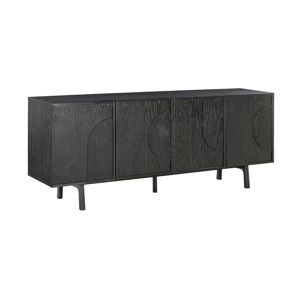 Tủ sideboard gợn sóng gân gỗ Arc