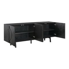 Tủ sideboard gợn sóng gân gỗ Arc