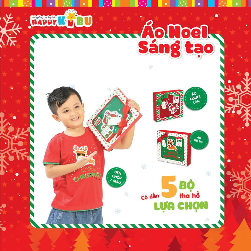 Áo Giáng Sinh Trẻ Em - Ông Noel Nhảy Tưng Bừng