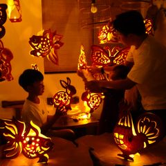 LỒNG ĐÈN TRANG TRÍ KÝ ỨC TUỔI THƠ - THỎ