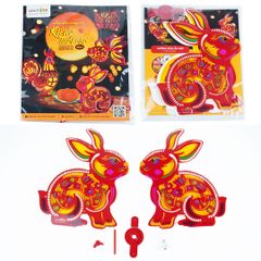 LỒNG ĐÈN TRANG TRÍ KÝ ỨC TUỔI THƠ - THỎ MINI